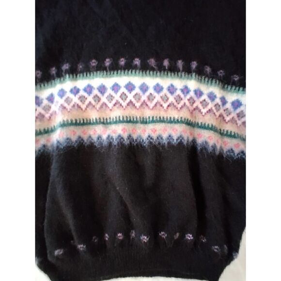 MENS LARGE VINTAGE SWEATER WOOL SKI APRES UNIQUE SKI CULTURE - Picture 2 of 5